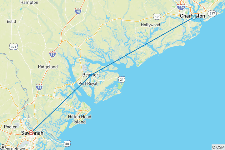 Map of Sunsets and Southern Charm