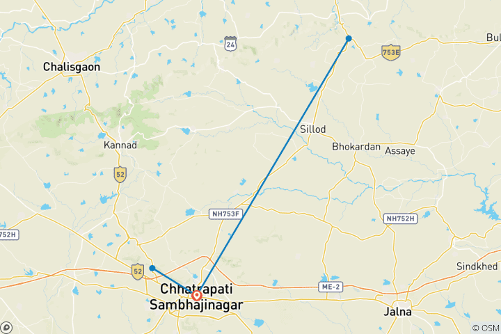 Map of Ajanta, Ellora, and Aurangabad’s Rich Heritage