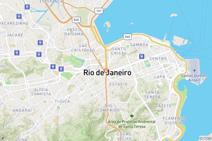 Mapa de Encantador Río de Janeiro