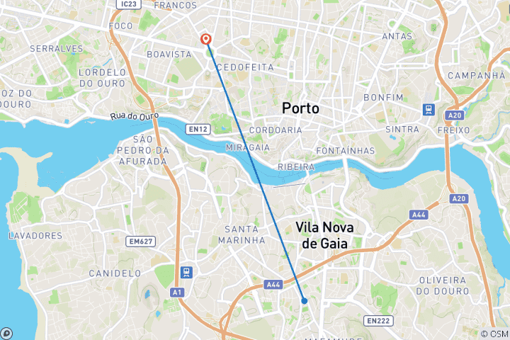 Map of Best of Porto - 3 Days in the North of Portugal