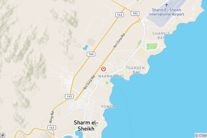 Carte du circuit Forfait lune de miel 5* à Sharm- el- Sheikh pour 5 nuits / 6 jours