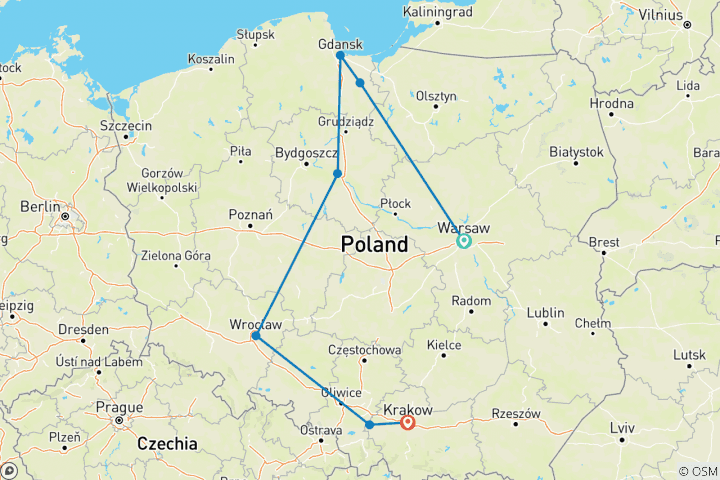 Map of Wonders of Poland