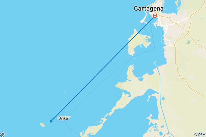 Map of Discover Cartagena - 5 Days