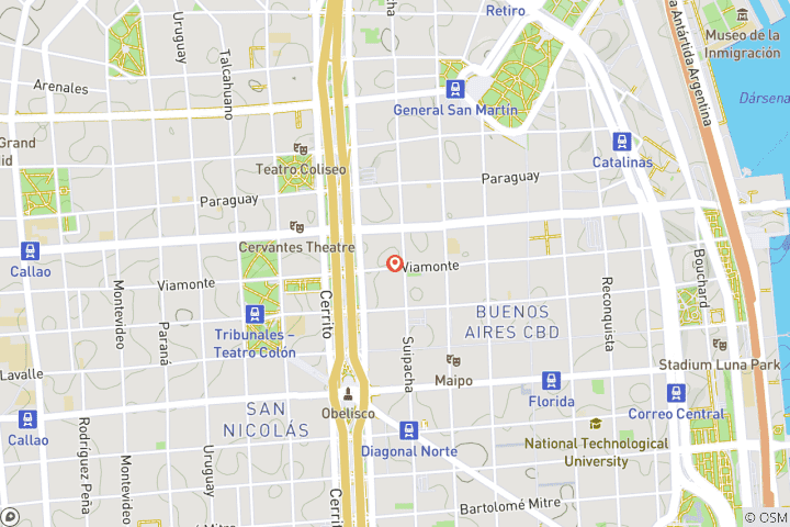 Carte du circuit Buenos Aires, ville du tango - 4 jours
