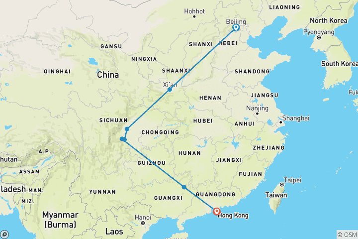 Map of China Experience