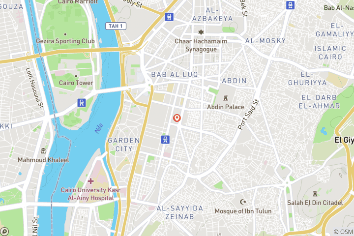 Map of 5 DAYS CAIRO EGYPT VACATION PACKAGE