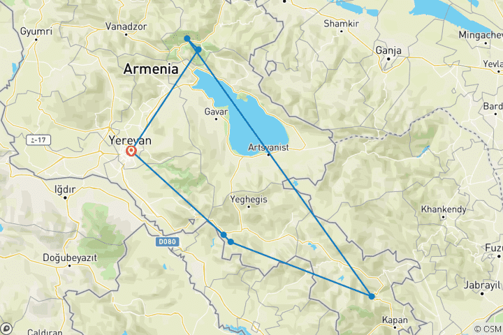 Map of Opening Armenia