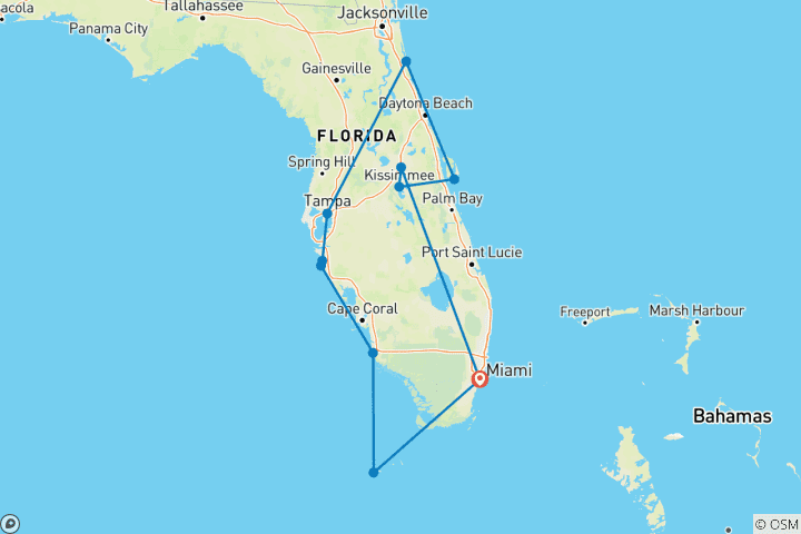 Map of Floridian Fun