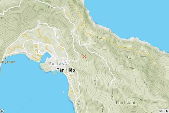 Map of Discovering Cham island from Danang & Hoian