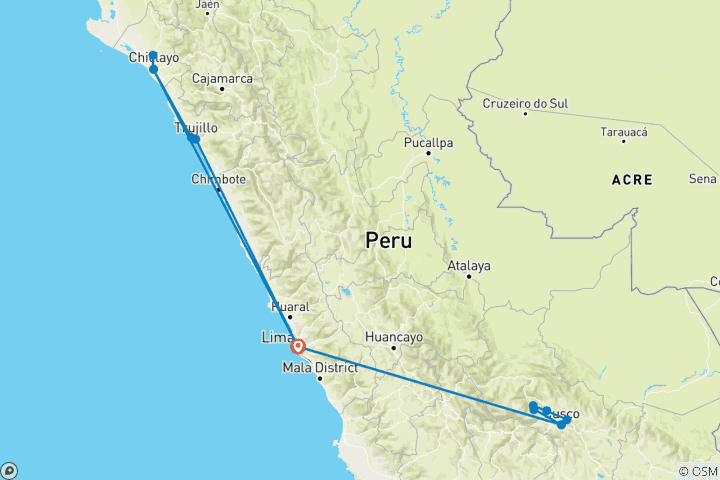 Kaart van Een duizendjarig land genaamd Peru