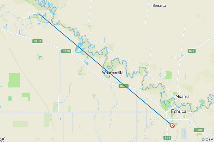 Carte du circuit Exploration de la rivière Murray - 4 nuits