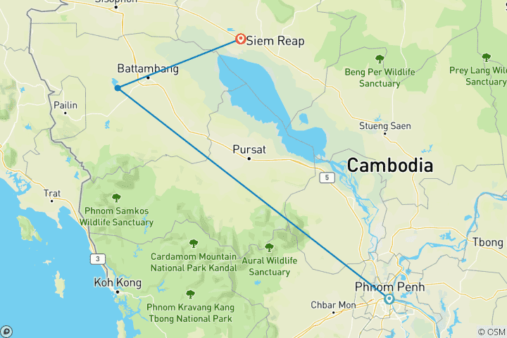 Mapa de 8D7N Camboya 3 ciudades (L1PBS7)