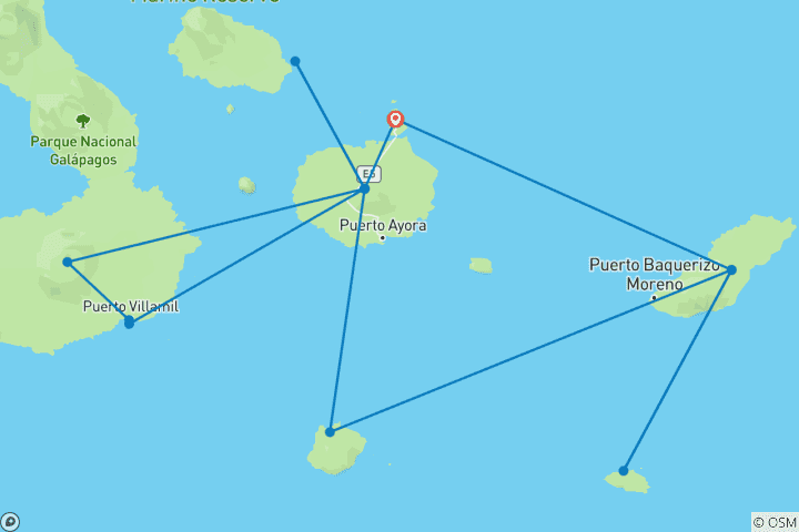 Map of Galapagos Revealed