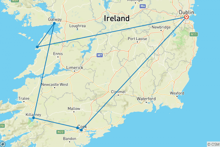 Map of Journeys: Iconic Ireland National Geographic Journeys