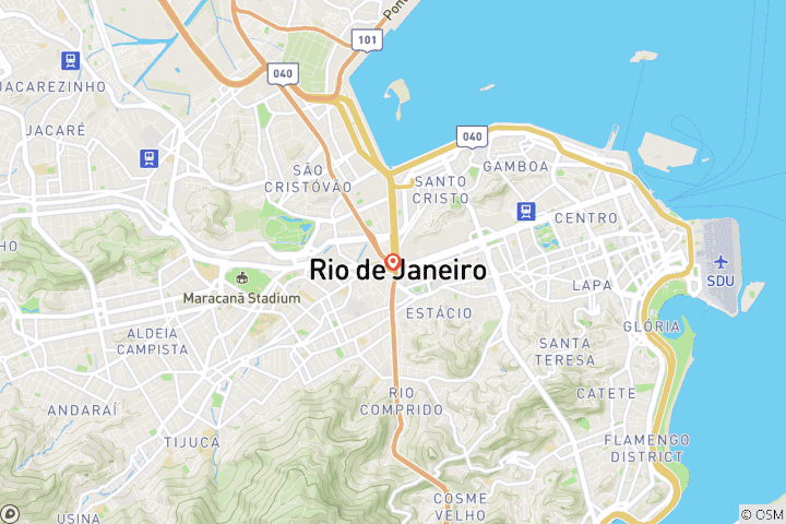 Map of 4 days Discovery the Best of Rio de Janeiro