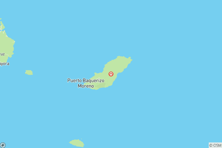 Map of Kicker Rock Snorkel Day Trip from San Cristobal Island in Galapagos