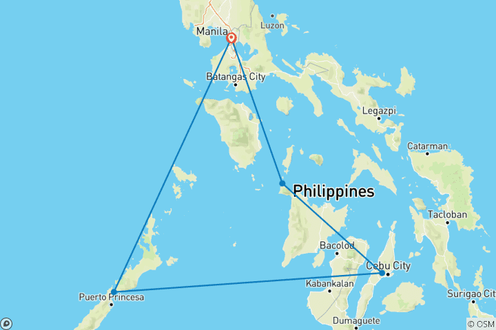 Map of PhiIippines in a Week
