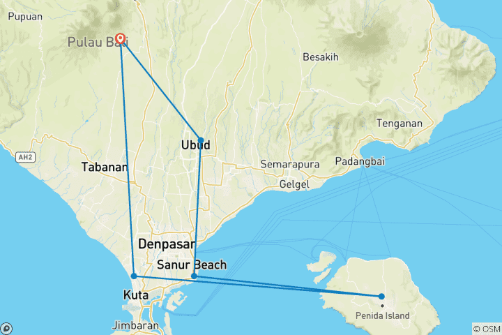 Map of The Bali Reset