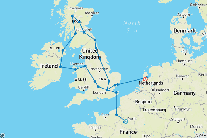 Carte du circuit Anneau de l'Atlantique