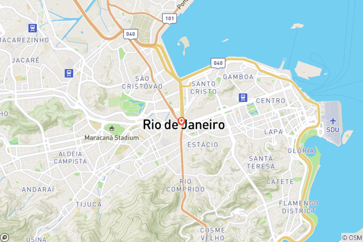 Kaart van Rio de Janeiro - 4 dagen