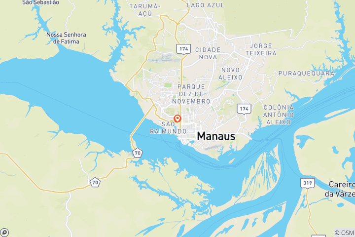 Map of Manaus, Discovering the Amazon