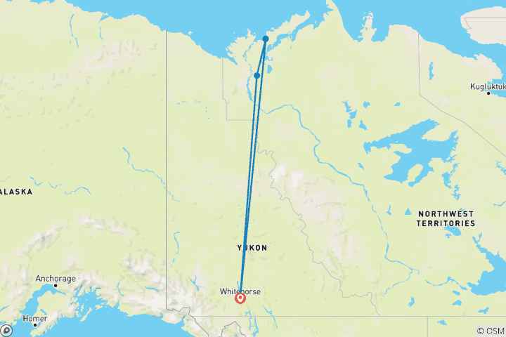 Map of The Arctic Express