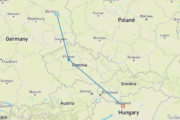 Map of Eastern Express