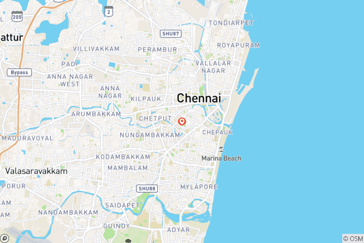 Map of Chennai Delights: Exploring the Best of the City Tour