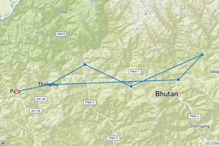 Map of Marvels of Jambay Lhakhang Festival