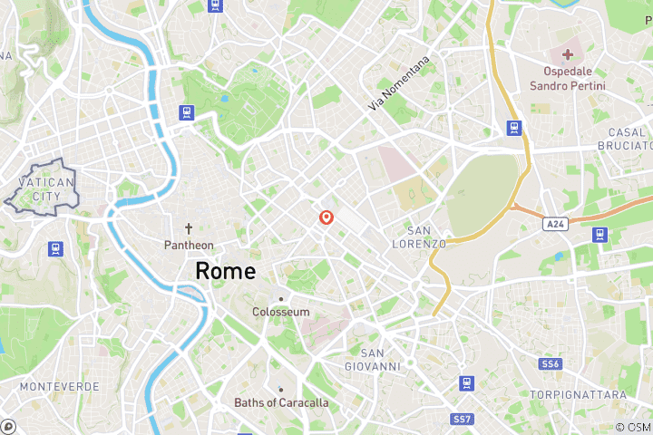 Carte du circuit Le luxe à Rome : Sites emblématiques et joyaux cachés