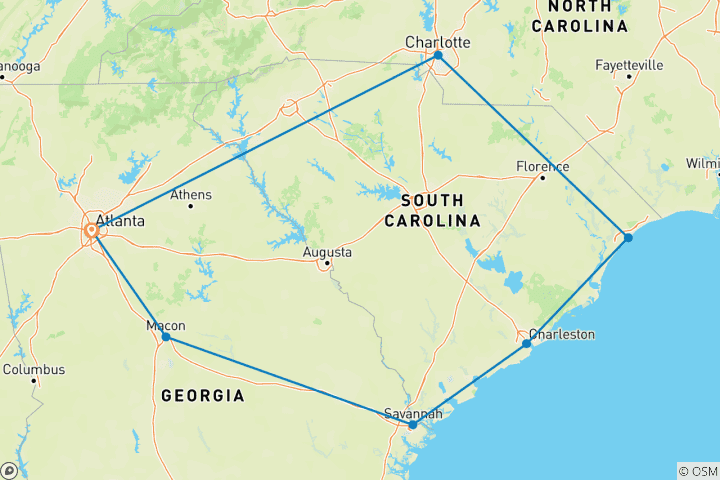 Mapa de ¡Melodías de Gloria!