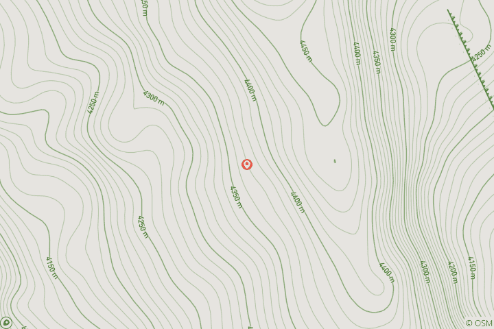 Map of 4 Days Affordable Mount Meru Trekking