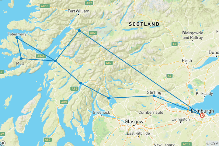 Kaart van Mull, Iona&Staffa Papegaaiduiker Ervaring