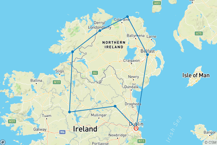 Map of Causeway & Castles