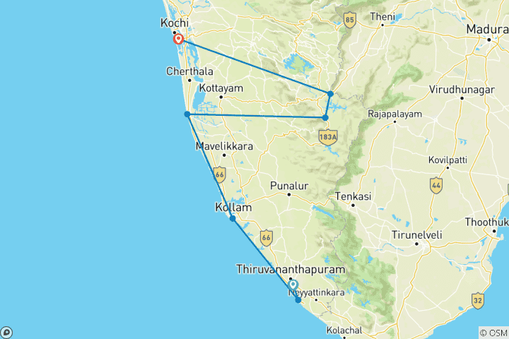 Map of Experience Kerala