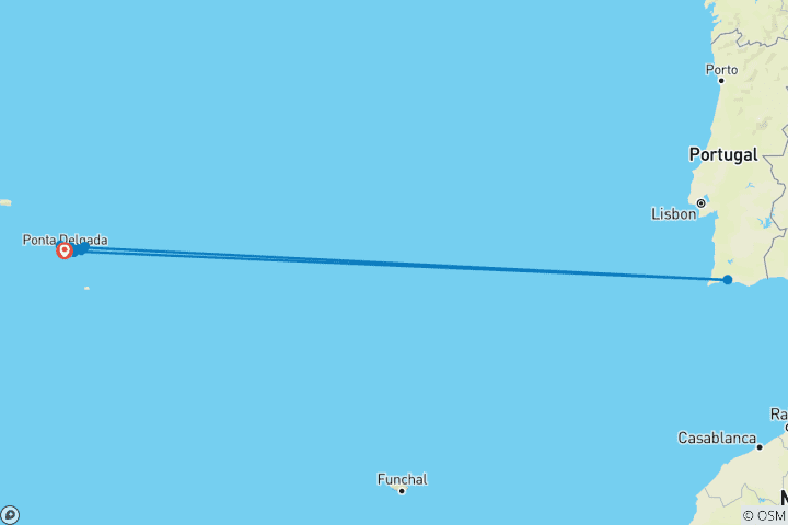 Map of Discover the Azores