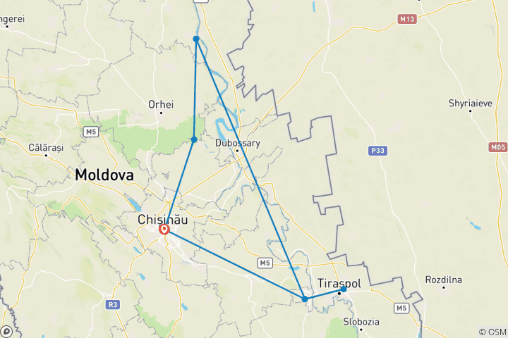 Map of Rural Experience in Moldova