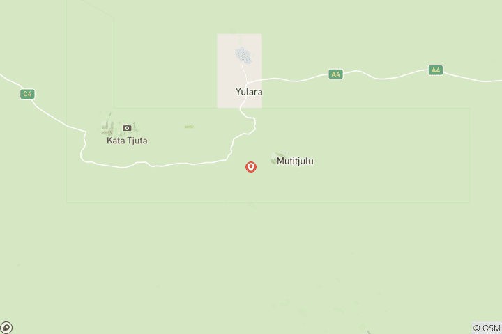 Map of Uluru and Kata Tjuta Experience (Short Break, 3 Days)