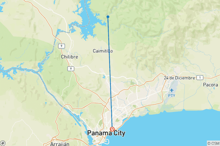 Map of AMAZING PANAMA: THE PEARL OF CENTRALAMERICA