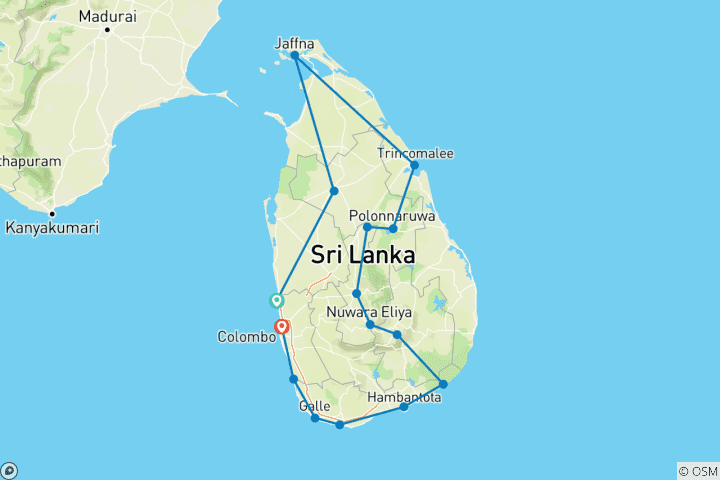 Karte von Road-Trip-Alle-Inseln-Sri Lanka