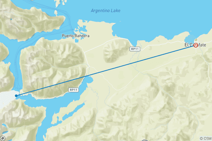 Map of 4-Days and 3 Nights: El Calafate Majestic Wonders