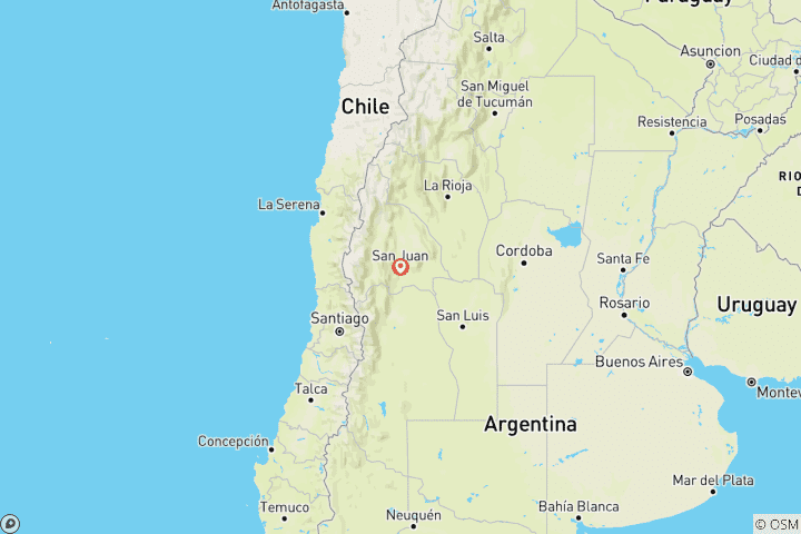 Map of Argentina - Observatory of Stars in Barreal