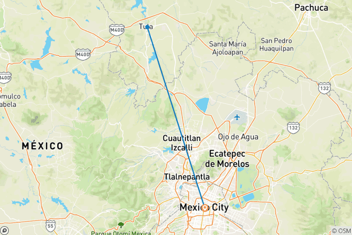 Map of Food Tour Mexico: Enjoy Grutas, Delicious Pulque and Mexican Dishes