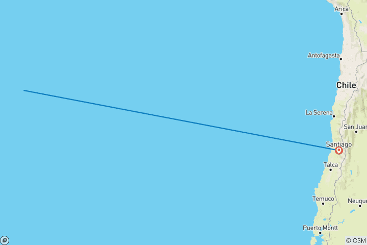 Carte du circuit Eclipse annulaire de l'île de Pâques octobre 2024 *dernière minute*