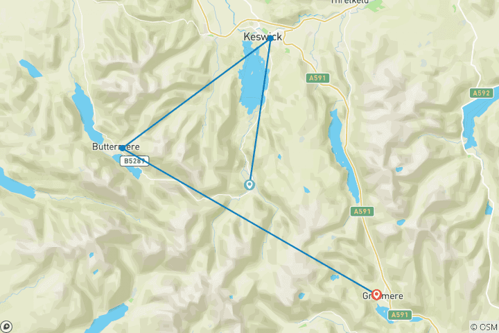 Map of Walk the Lake District