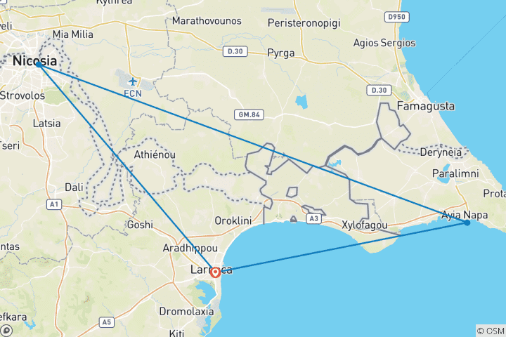 Karte von Die Essenz von Zypern