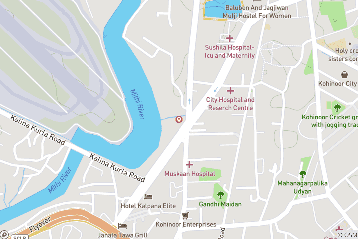 Carte du circuit Cirtuit privée d'Elephanta à Mumbai