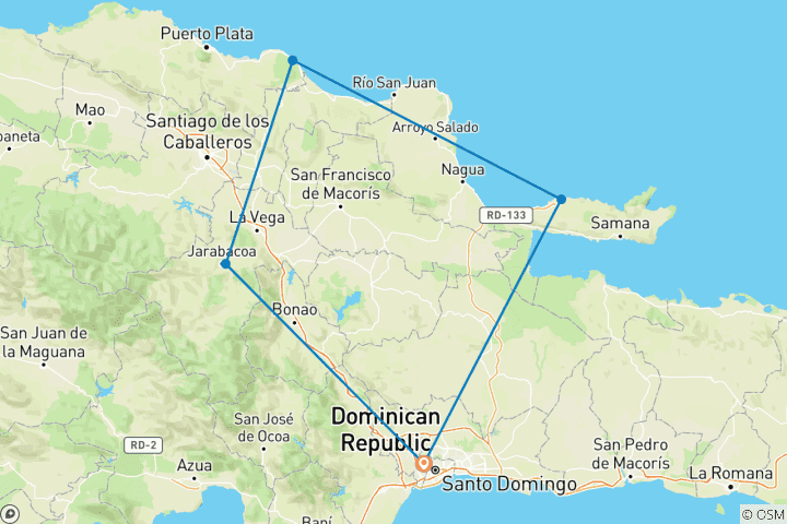 Map of Dominican Republic has it all - 8 days