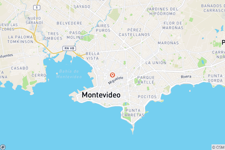 Map of Montevideo Express - 3 days