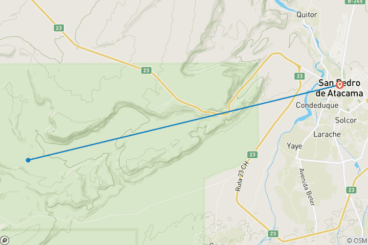 Map of The Moon, the Geysers & the Stars - 6 days